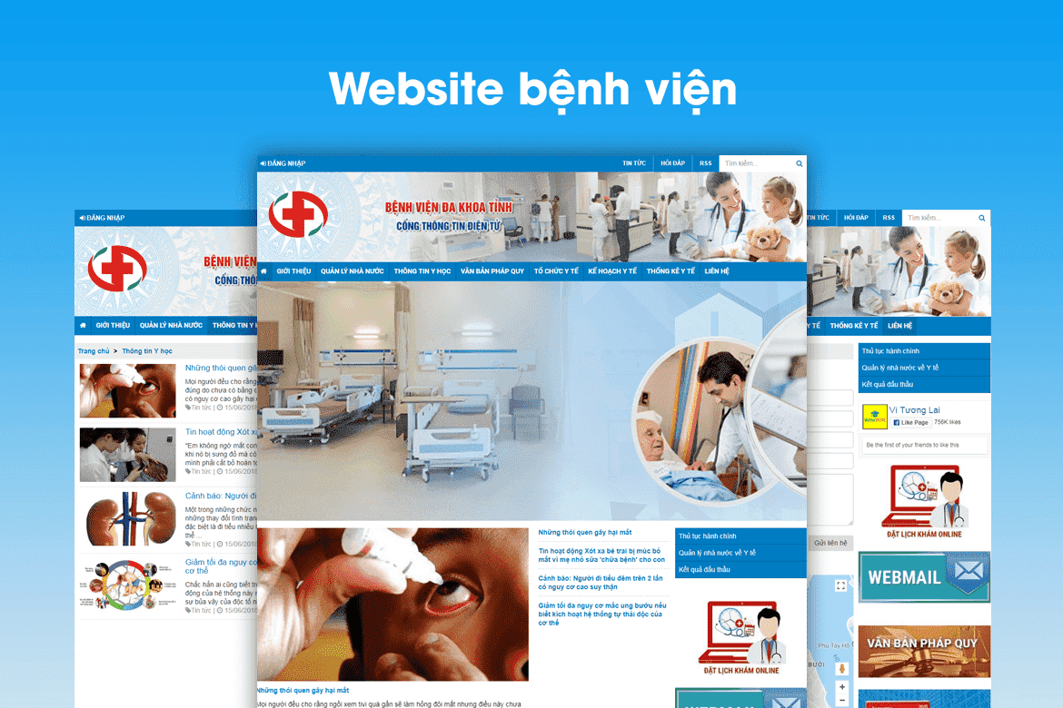 Xây dựng website bệnh viện